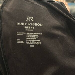 Ruby Ribbon nwot 44C-DDD cami style 1906 black